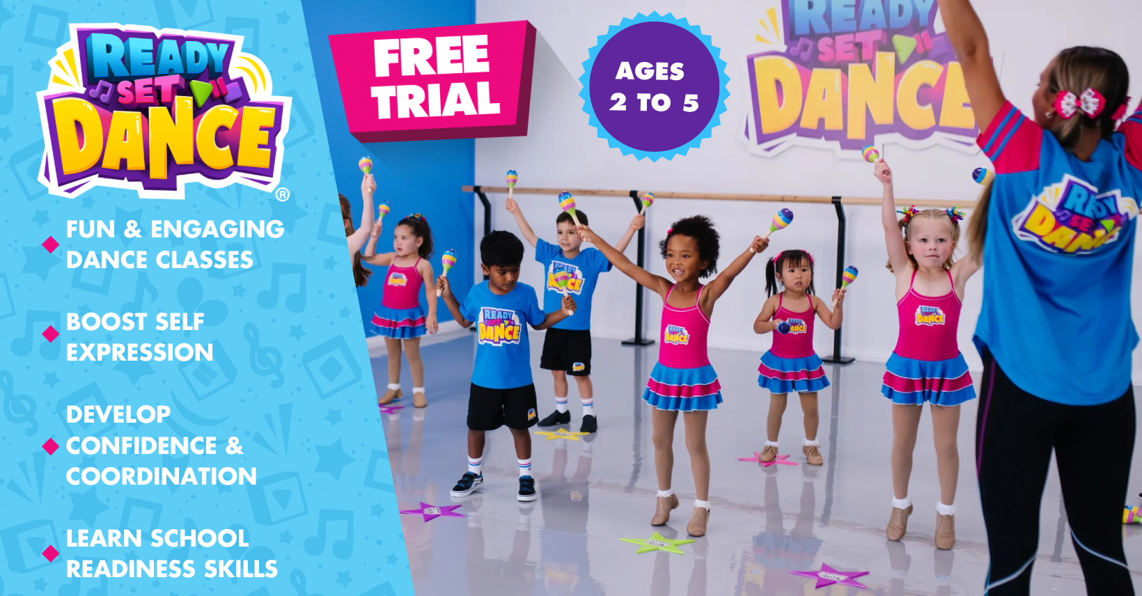 READY SET DANCE! Classes for 2-5yrs (FREE TRIAL CLASS!)-image